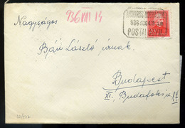 KISMAROS 1936. Levél Arcképek 20f , Postaügynökségi Bélyegzéssel  /  1936 Letter Portraits 20f Postal Agency Pmk - Brieven En Documenten