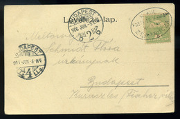 1906. Képeslap, Zsarnócza  M.kir. Távirda Ritka Bélyegzéssel  /  1906 Vintage Pic. P.card Hun. Roy. Telegraph Rare Vinta - Used Stamps