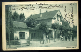 BALATONALMÁDI 1930. Vasútállomás Régi Képeslap   /  1930 Train Station Vintage Pic. P.card - Ungarn