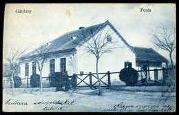 GÁRDONY 1928. Posta, Régi Képeslap - Hongrie