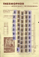 BUDAPEST 1946. Thermophor , Céges Számla Számlailleték Bélyegekkel  /  1946 Corp. Bill Stamp Duty - Brieven En Documenten