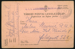 I. VH  Táboriposta Levlap EP Mitrovica Kosovo  /  WW I. FPO P.card RP Mitrovica Kosovo - Gebruikt