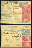GEREBENC 1920. "Túlélő" Csomagszállító  Bácskára Küldve, Ritka Darab!  /  1920 "survivor" Parcel P.card To Bácska Rare - Lettres & Documents