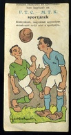 SZÁMOLÓ CÉDULA  Régi Reklám Grafika ,  Sport FTC-MTK  /  COUNTING CARD Vintage Adv. Graphics, Sport FTC-MTK - Unclassified
