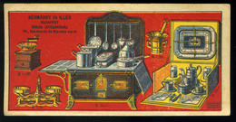 SZÁMOLÓ CÉDULA  Régi Reklám Grafika , Árkád Játékáruház   /  COUNTING CARD Vintage Adv. Graphics, Árkád Toy Store - Unclassified