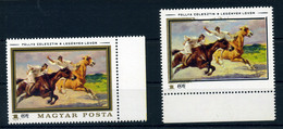 11979. Festmények 3Ft Hiányos Arany Nyomással, érdekesség!  /  Paintings 3 Ft Faulty Gold Print, Interesting - Unused Stamps