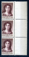 1952 Néphadsereg Napja 60f  Bal Oldali üres Mezős, Függőleges Hármascsík  /  1952 People's Army 60f Left Missing Vertica - Unused Stamps