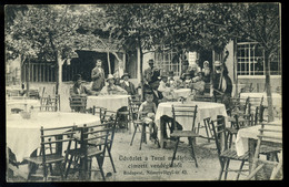 BUDAPEST Németvölgyi út Vendéglő A Turul Madárhoz, Régi Képeslap  1910. Cca  /  Németvölgyi Rd. Turul Restaurant , Vinta - Ungarn