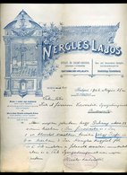 BUDAPEST 1904. Werles Lajos ,VII. Dohány Utca, Fejléces,céges Levél  /  Dohány St. Letterhead Corp. Letter - Zonder Classificatie