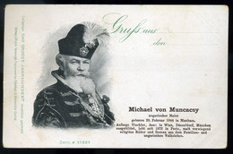 1900. Cca. Munkácsy Mihály Portré, Régi Képeslap  /  Ca 1900 Mihály Munkácsy Portrait, Vintage Pic. P.card - Hungary