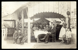 TEMESSZLATINA / Slatina-Tim 1909. Borozók, érdekes Fotós, Régi Képeslap  /  1909 Wine Patrons Interesting Photo Vintage  - Hongarije