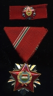SZOCIALISTA HAZÁÉRT Érdemrend Teljes Szett  /  Socialist Home Medal Complete Set - Army