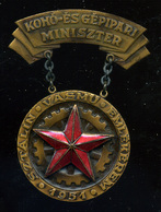 SZTÁLIN VASMŰ Emlékérem , Dobozában  /  STALIN FOUNDRY Memorial Medal In Box - Army