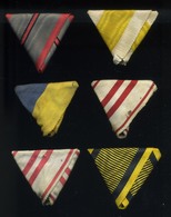 Kitüntetés Szalagok, 6db Eredeti  /  6 Original Decoration Ribbons - Militair & Leger