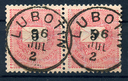 LUBOTIN 5Kr Pár   Szép Bélyegzés  /  5 Kr Pair Nice Pmk - Used Stamps