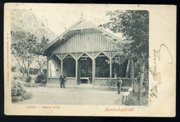 HERKULESFÜRDŐ 1902. Lövölde, Régi Képeslap  /  1902 Shooting Range Vintage Pic. P.card - Hungary