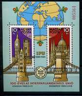 1989 Interparlamentáris Unió II. Ajándék Blokk (16.000) / Mi Block 202 Present Of The Post - Unused Stamps