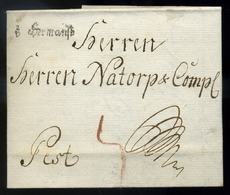 NAGYSZEBEN 1787. Portós Levél Tartalommal "v Hermanst" Ritka Bélyegzéssel Pestre Küldve. (600p)  /  1787 Postage Due Let - ...-1867 Prephilately