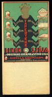 SZÁMOLÓ CÉDULA  Régi Reklám Grafika , Finom Szója  /  COUNTING CARD Vintage Adv. Graphics, Fine Soy - Unclassified