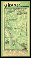 SZÁMOLÓ CÉDULA  Régi Reklám Grafika , HÉV  /  COUNTING CARD Vintage Adv. Graphics, Commuter Train - Unclassified