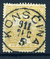 KONSCINA 2f Szép Egykörös Bélyegzés  /  2f Nice Single Cycle Pmk - Used Stamps