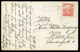 ÁGASEGYHÁZA 1917. Képeslap, Postaügynökségi Bélyegzéssel  /  1917  Vintage Pic. P.card Postal Agency Pmk - Gebruikt