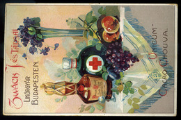 BUDAPEST 1906. Zwack J. és Társai , Ritka Litho Reklám Képeslap / BUDAPEST 1906 J. Zwack And Partners, Rare Litho Adv. V - Hungary