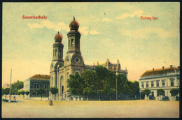 SZOMBATHELY 1911. Zsinagóga, Régi Képeslap  /  1911 Synagogue Vintage Pic. P.card - Religion &  Esoterik