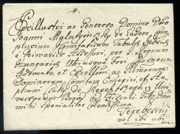 1786.  Levél 'vel Ibi Ubi' Jelöléssel Terebesre Küldve  /  Letter To Terebes - ...-1867 Prephilately