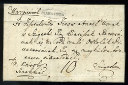 MARGITTA 1836. Portós Levél, érdekes Borászati Tartalommal Máramarosszigetre Küldve  /  1836 Unpaid Letter Interesting W - ...-1867 Voorfilatelie