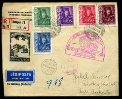 BUDAPEST 1935. Rákóczi, Alkalmi Légi Levél Törökországba Küldve  /  Rákóczi Spec. Airmail Letter To Turkey - Covers & Documents