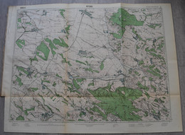 RÉTSÁG 1928. Térkép, M.kir.állami Térképészeti Intézet  65*85 Cm  / Hun.Roy.Nat. Cartography Institute - Zonder Classificatie