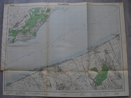 BALATONBOGLÁR BALATON  1931. Térkép, M.kir.állami Térképészeti Intézet  65*85 Cm  / Hun.Roy.Nat. Cartography Institute - Unclassified