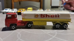 PLAYART SCANIA 141 GASOLINE TRUCK +TANKER TRAILER - SHELL 1:100? - Trucks, Buses & Construction