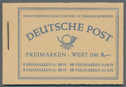 Berlin - Markenheftchen: 1952, Bauten, Komplettes Markenheftchen In Außergewöhnlich Frischer Gesamte - Postzegelboekjes