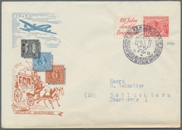 Berlin - Zusammendrucke: 1949, Sechs Zusammendrucke Auf Illustrierten FDC/FDK In Guter/sehr Guter Er - Zusammendrucke