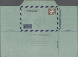 Berlin - Ganzsachen: 1949/1954, Drei Ungerfaltete Luftpostlecihtbriefe Mit Porto 60 Pfg. Bedingt Dur - Autres & Non Classés