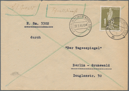 Berlin - Postschnelldienst: 1 DM Stephan Als EF Auf Postschnelldienstbf. Von Berlin-Reinickendorf Vo - Lettres & Documents