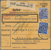 Berlin - Besonderheiten: 2 Mal 75 Pf. Ziffer U. 50 Pf. Arbeiter (vorder U. Rücks. Frankiert) Zusamme - Other & Unclassified