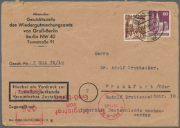 Berlin - Besonderheiten: 1949: Vordruckumschlag Geschäftsstelle Des Wiedergutmachungsamts Von Groß-B - Other & Unclassified