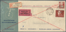 Berlin - Besonderheiten: 1951: Firmen-Langumschlag Deutscher Außenhandel Als Fern-Doppelbrief, Einsc - Sonstige & Ohne Zuordnung