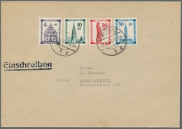 Französische Zone - Baden: 1949, "Wiederaufbau Freiburg", Komplett Auf Satz-R-Brief Von KONSTANZ 1 X - Other & Unclassified