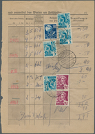 Französische Zone - Baden: 1949. Weltpostverein 30 Pf Mit 4x 5 Pf Mädel Und Senkr. Paar 20 Pf Baldun - Sonstige & Ohne Zuordnung