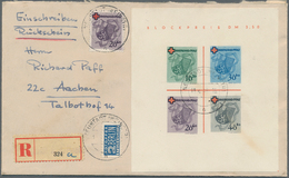 Französische Zone - Rheinland Pfalz: 1949, „Deutsches Rotes Kreuz”, Komplette Serie Und Block 1 Auf - Autres & Non Classés