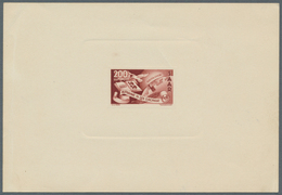 Saarland (1947/56): 1950, Europarat, Beide Werte Je Als Ministerblock, 200 Fr. Mit Kl. Unauffälligen - Unused Stamps