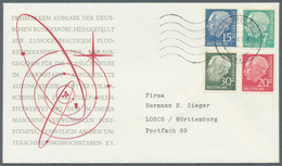 Bundesrepublik Deutschland: 1961, Heuss Lumogen, 5 Pfg. Bis 40 Pfg. Auf Zwei "Sieger"-Schmuck-Umschl - Lettres & Documents