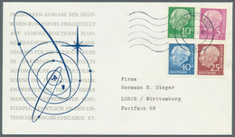 Bundesrepublik Deutschland: 1961, Heuss Lumogen, 5 Pfg. Bis 40 Pfg. Auf Zwei "Sieger"-Schmuck-Umschl - Covers & Documents