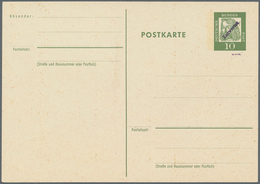Bundesrepublik Deutschland: 1961. Postkarte 10 Pf Dürer Mit WSt-Aufdruck "Entwertet". Ungebraucht. G - Briefe U. Dokumente