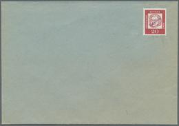 Bundesrepublik Deutschland: 1961. 20 Pf Bach Auf Jayme-Bauer Papier Ohne Wasserzeichen Mit Diagonal- - Lettres & Documents