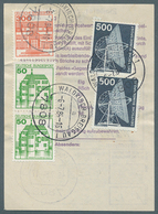 Bundesrepublik Deutschland: 1984, 2 X 50 Pf U. 300 Pf B&S Sowie 2 X 500 Pf Industrie&Technik, MiF Au - Lettres & Documents